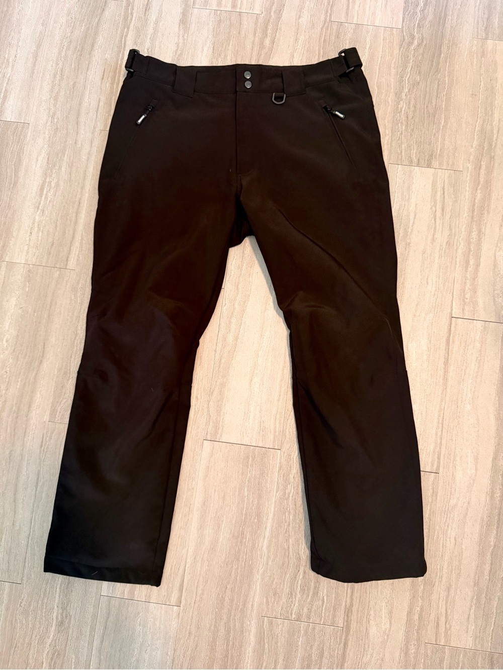 Men's Black Outdoor Ventures Snowboarding Snow Pants